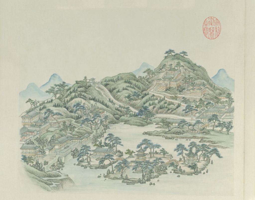 图片[3]-Zhang Ruocheng Yanshan Eight Scenery Album-China Archive